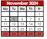 District School Academic Calendar for J Everett Light Career Ctr for November 2024