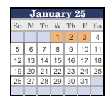 District School Academic Calendar for Pipe Creek Elementary School for January 2025