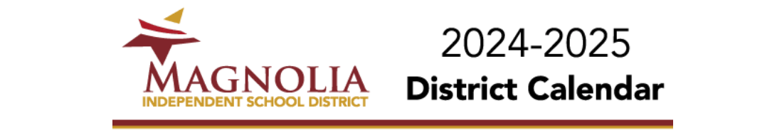 District School Academic Calendar for Magnolia Junior High