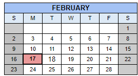 District School Academic Calendar for Longfellow Elementary School for February 2025