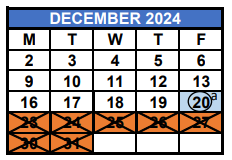 District School Academic Calendar for Earlington Heights Elementary School for December 2024