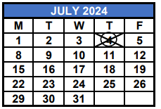District School Academic Calendar for Earlington Heights Elementary School for July 2024