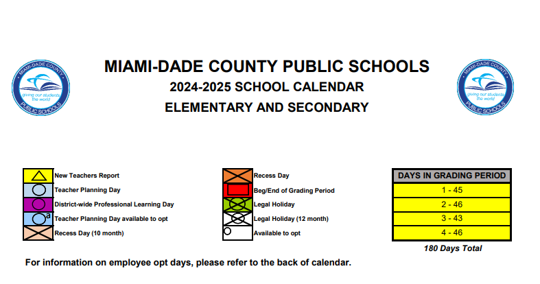 District School Academic Calendar Key for Earlington Heights Elementary School