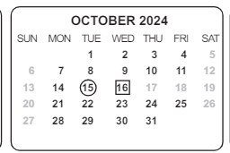 District School Academic Calendar for Martin T Krueger Middle Sch for October 2024