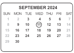 District School Academic Calendar for Martin T Krueger Middle Sch for September 2024