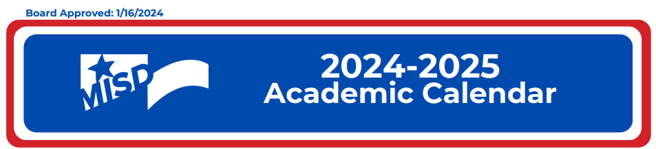 District School Academic Calendar for Midland Excel Campus