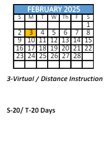 District School Academic Calendar for Cl Scarborough Middle School for February 2025