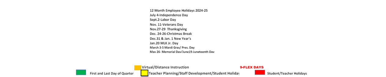 District School Academic Calendar Key for Er Dickson Elementary School