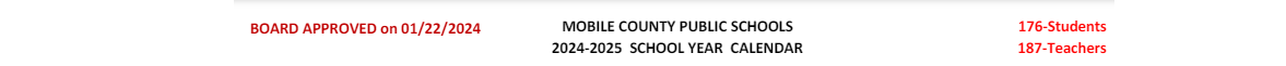 District School Academic Calendar for Hollingers Island Elementary School