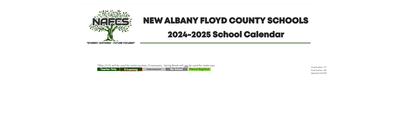 District School Academic Calendar Key for Georgetown Elementary School