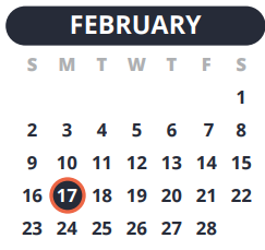 District School Academic Calendar for Wetmore Elementary School for February 2025