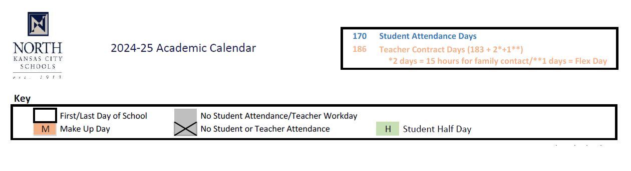 District School Academic Calendar Key for Northview Elementary