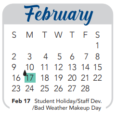 District School Academic Calendar for Helotes Elementary School for February 2025