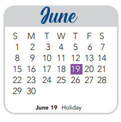 District School Academic Calendar for Helotes Elementary School for June 2025