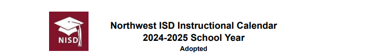 District School Academic Calendar for Justin Elementary