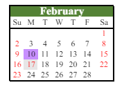 District School Academic Calendar for Gabbs Elementary School for February 2025