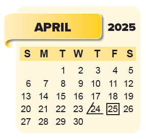 District School Academic Calendar for Prairie Learning Center for April 2025