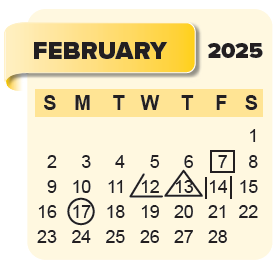 District School Academic Calendar for Prairie Learning Center for February 2025