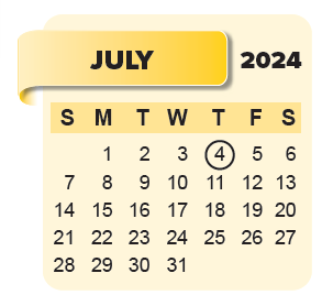 District School Academic Calendar for Prairie Learning Center for July 2024
