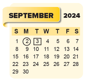 District School Academic Calendar for Prairie Learning Center for September 2024