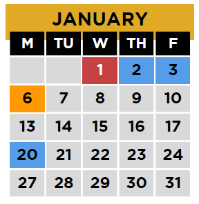 District School Academic Calendar for Kenwood Station Elementary School for January 2025