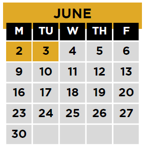 District School Academic Calendar for Kenwood Station Elementary School for June 2025