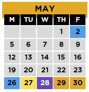 District School Academic Calendar for Kenwood Station Elementary School for May 2025
