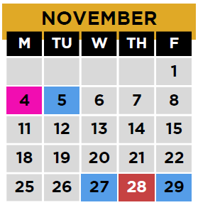 District School Academic Calendar for Kenwood Station Elementary School for November 2024