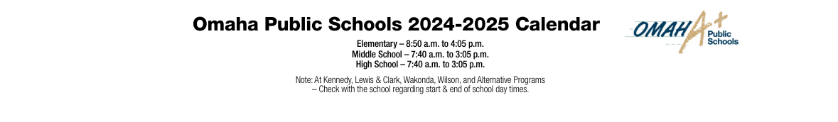 District School Academic Calendar for Parrish Program