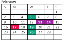District School Academic Calendar for Sky View Elementary School for February 2025