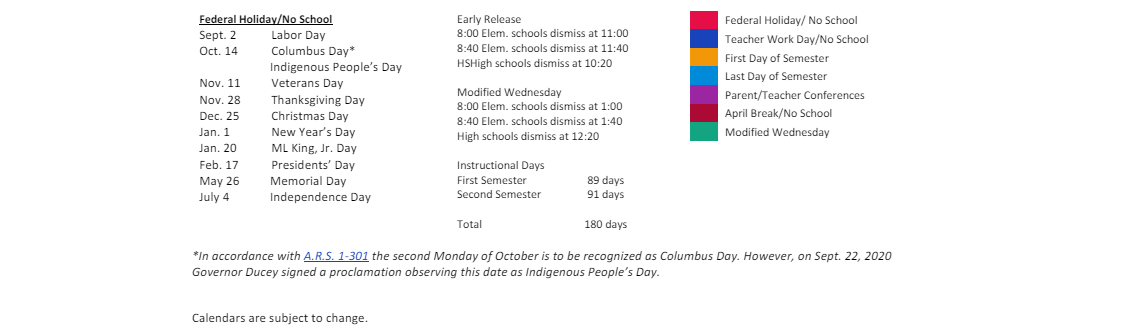 District School Academic Calendar Key for Sky View Elementary School