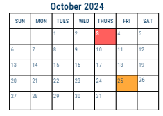 District School Academic Calendar for Masterman Julia R Sec Sch for October 2024