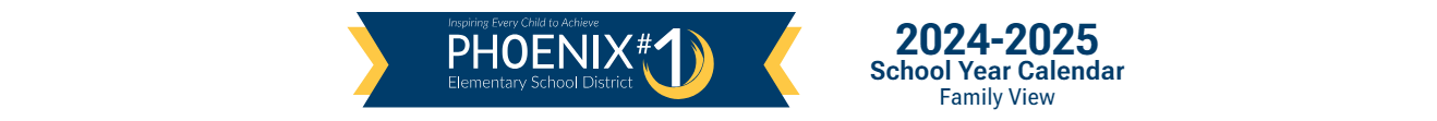 District School Academic Calendar for Phoenix Prep Academy