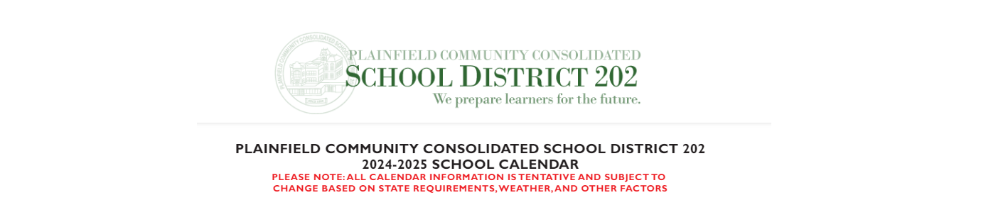 District School Academic Calendar for Grand Prairie Elementary