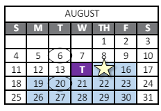 District School Academic Calendar for Linton Elementary School for August 2024