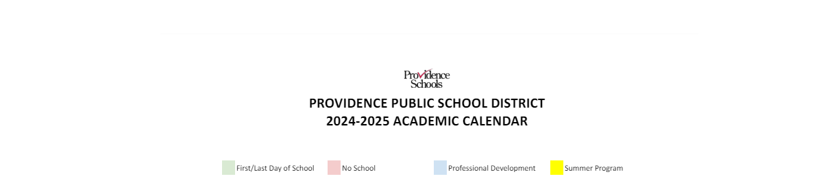 District School Academic Calendar Key for Gilbert Stuart Middle School