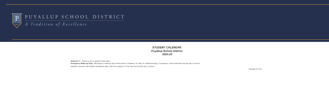 District School Academic Calendar Key for Mt View Elementary