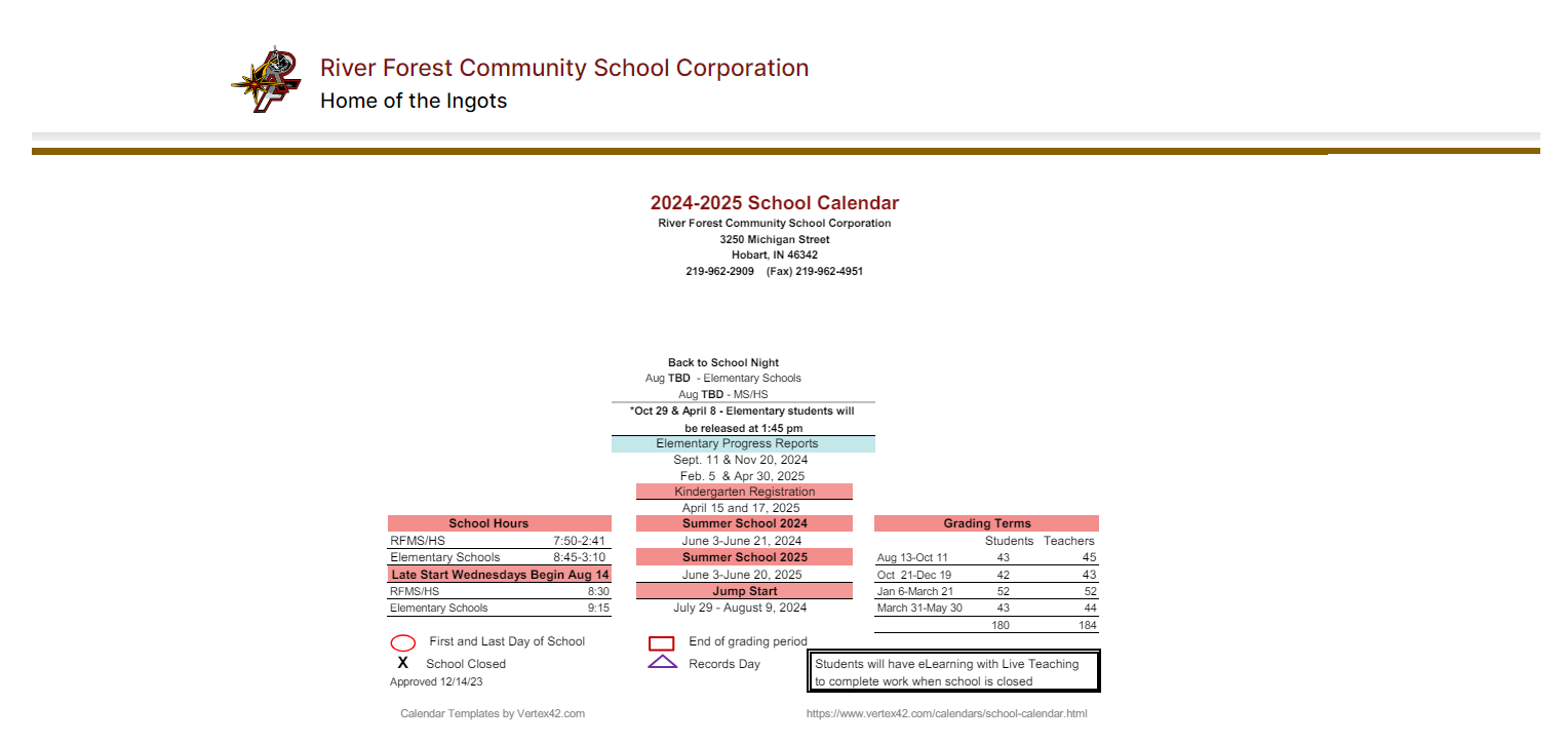 District School Academic Calendar Key for Henry S Evans Elementary Sch