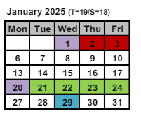 District School Academic Calendar for Intrntnl Finance & Econ Dev HS At Franklin for January 2025