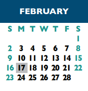 District School Academic Calendar for Voigt Elementary School for February 2025