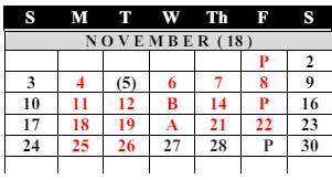 District School Academic Calendar for Kempton Elementary School for November 2024