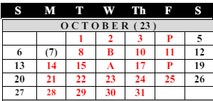 District School Academic Calendar for Kempton Elementary School for October 2024