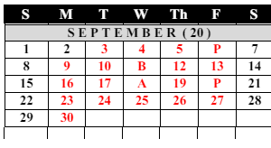 District School Academic Calendar for Kempton Elementary School for September 2024