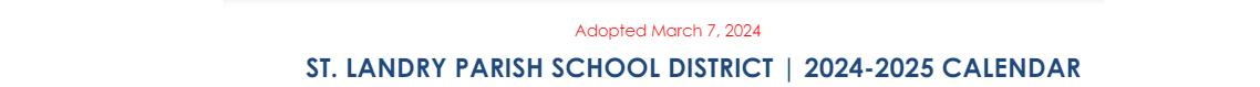 District School Academic Calendar for Southwest Elementary School