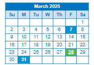District School Academic Calendar for Rondo Learning Center for March 2025