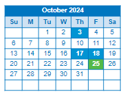 District School Academic Calendar for Rondo Learning Center for October 2024