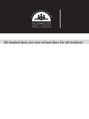 District School Academic Calendar Legend for Scott Elementary School