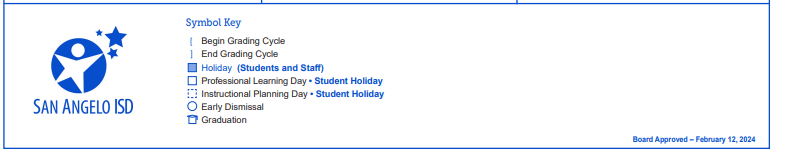 District School Academic Calendar Key for Rio Vista Head Start