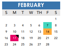 District School Academic Calendar for Henry Carroll Academy for February 2025