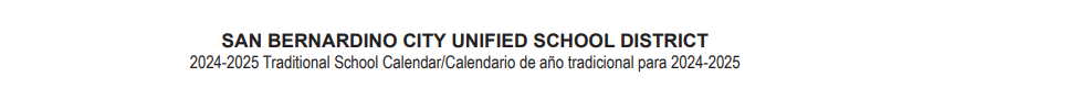 District School Academic Calendar for Cypress Elementary